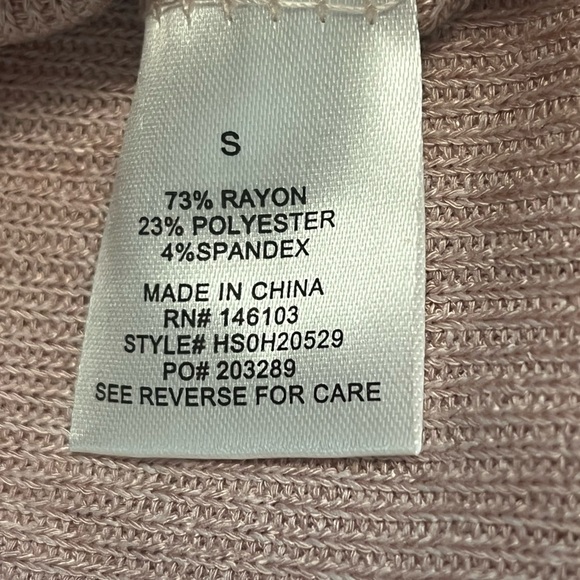 Hippie Rose light pink long sleeve top. Size Small. Soft and lightweight. - Picture 3 of 9